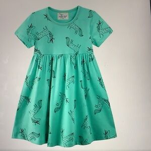Jumping Meters summer Unicorns cotton Dress Sz 7T